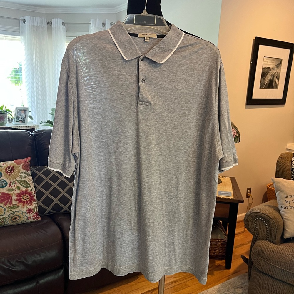 Mens Burberry London golf shirt